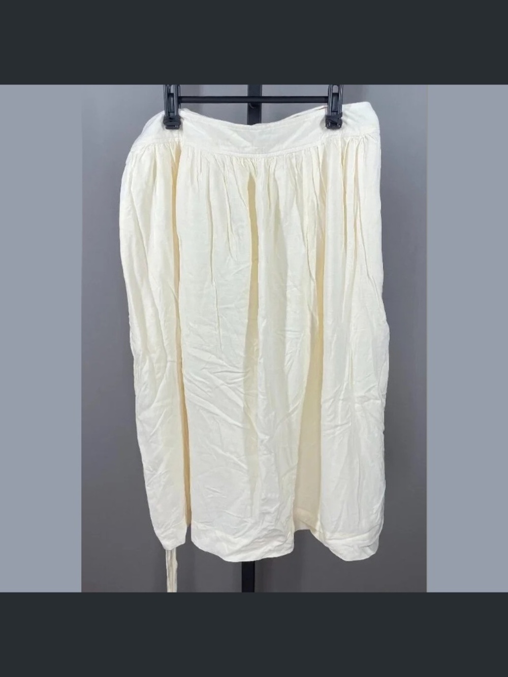 NEW Gap Skirt Womens 12 off white cream a line preppy casual classic cotton
